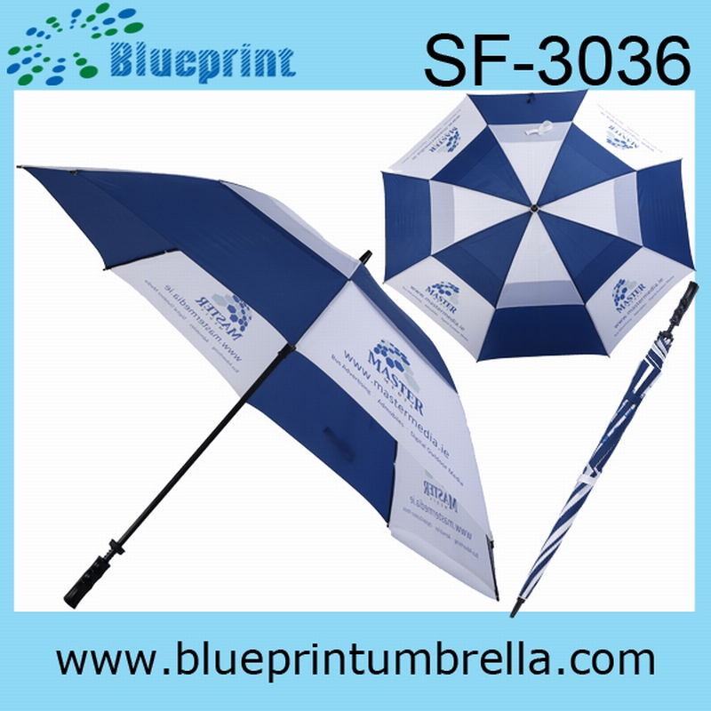 30FiberglassDouble Layer Golf Umbrella Wholesale