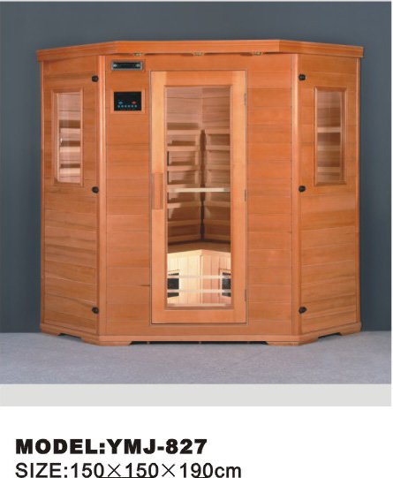 YMJ-827 luxury sauna room/cabin with CE,ROHS and ISO certificate