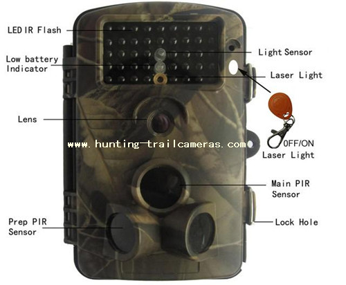 Waterproof IP54 12MP Wireless Hunting Cameras With Invisible Night Vision Funtion