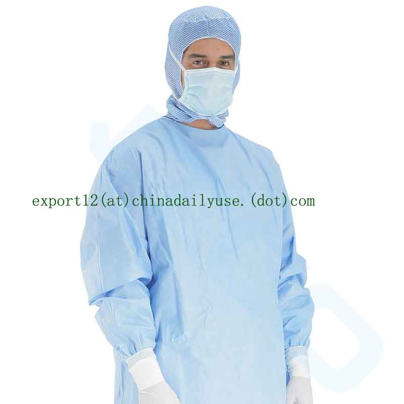 Reinforced sterile non sterile surgical medical gowns