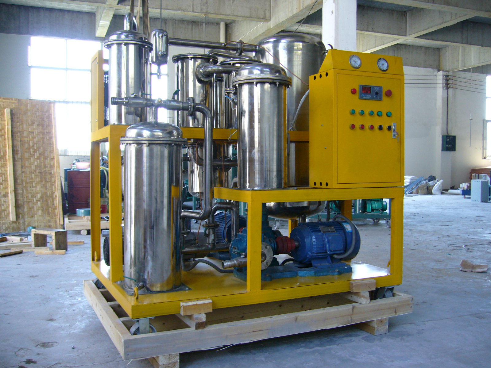 hydraulic oil vacuum dewater, deodorize purifier/ filtration plant TYH