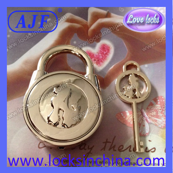 Beautiful ingot lock for lovers good price small MOQ