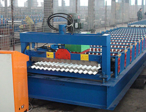     C44 roof plate forming machine
