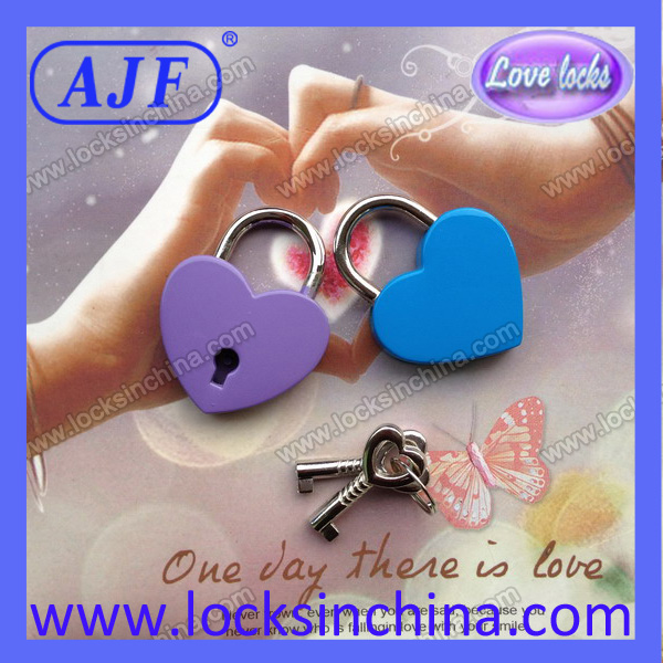  colourful popular heart lock for valentine's day