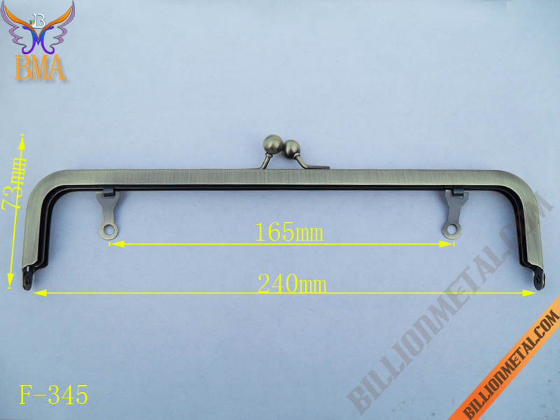 9 inch/240mm Evening Bag Metal Purse Frame(F-345)