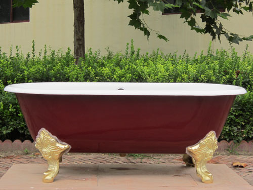 enamel cast iron freestanding bathtubs/freestanding tubs