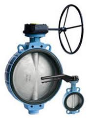 TTV Wafer Butterfly Valve with Gearbox Standard DN40-1400