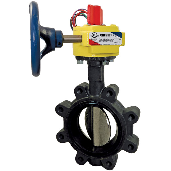 Nibco Cast Iron EPDM Seat Butterfly Valve LC-2000