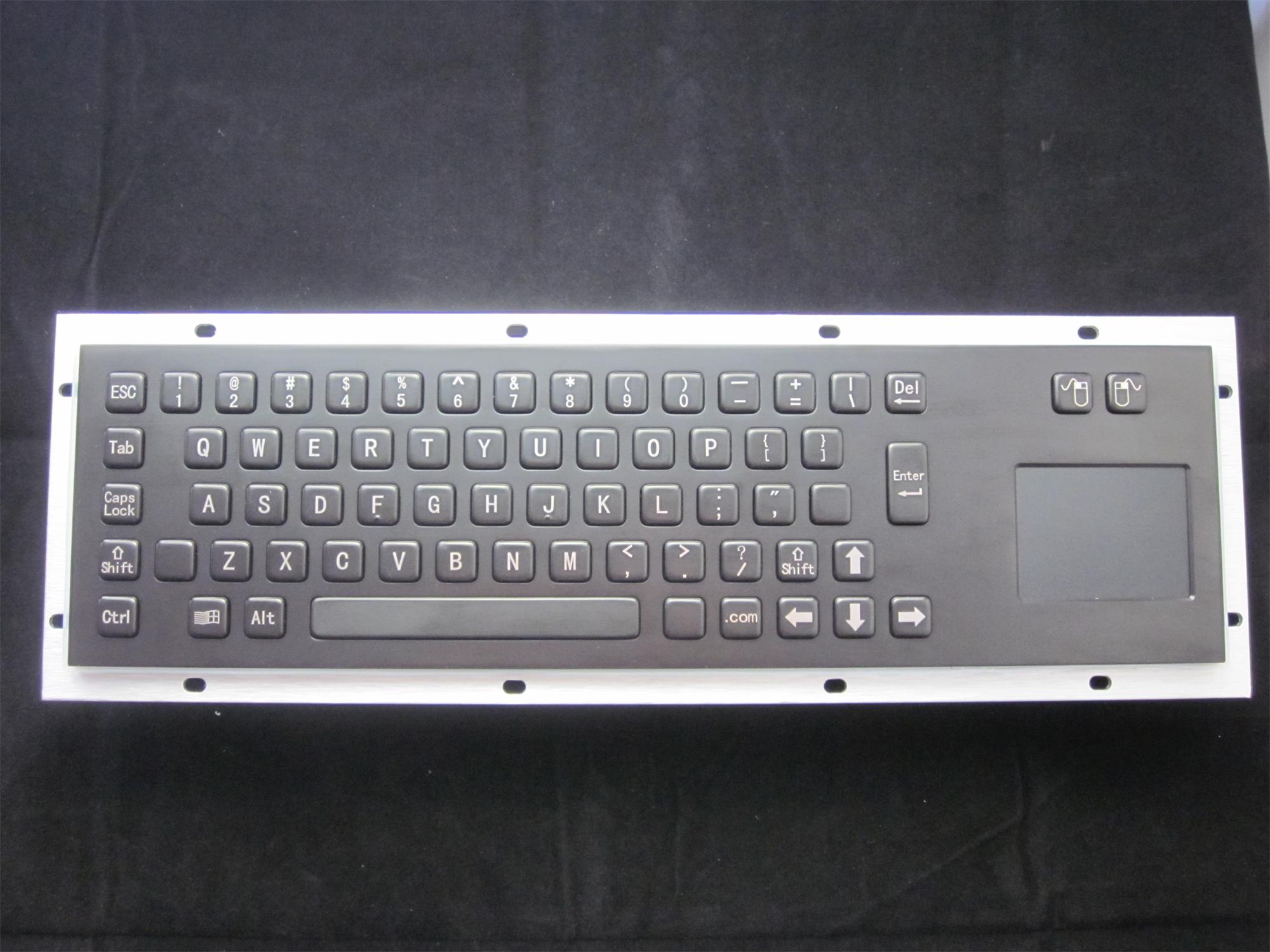 Terminal Metal PC Keyboard With  Touchpad