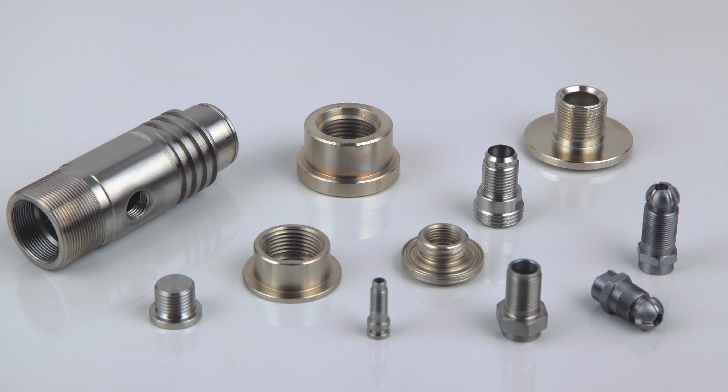 Thread connector screw adaptor flange by china hongfeng precision 