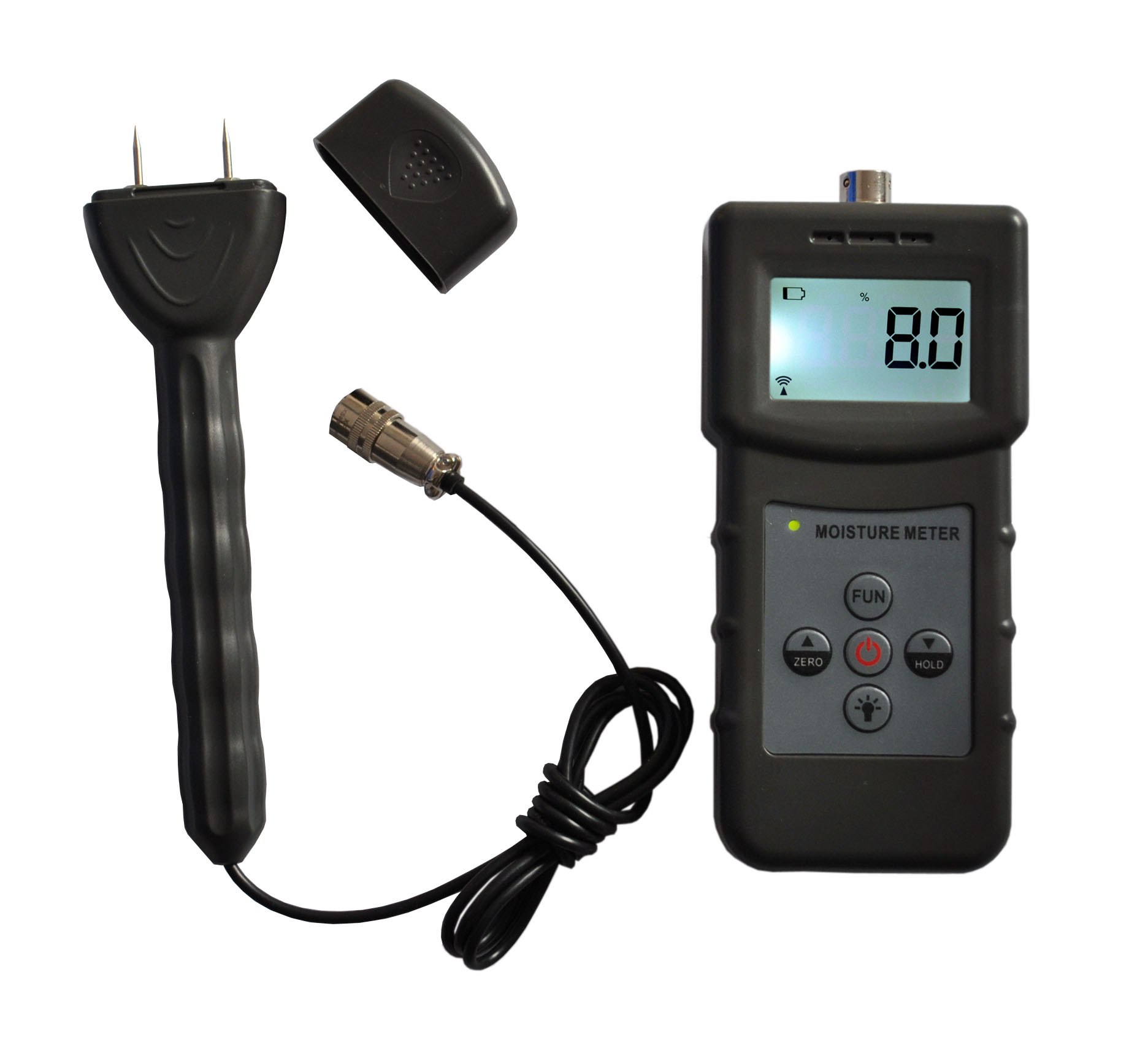 Pin type and inductive moisture meter MS360  2 in 1