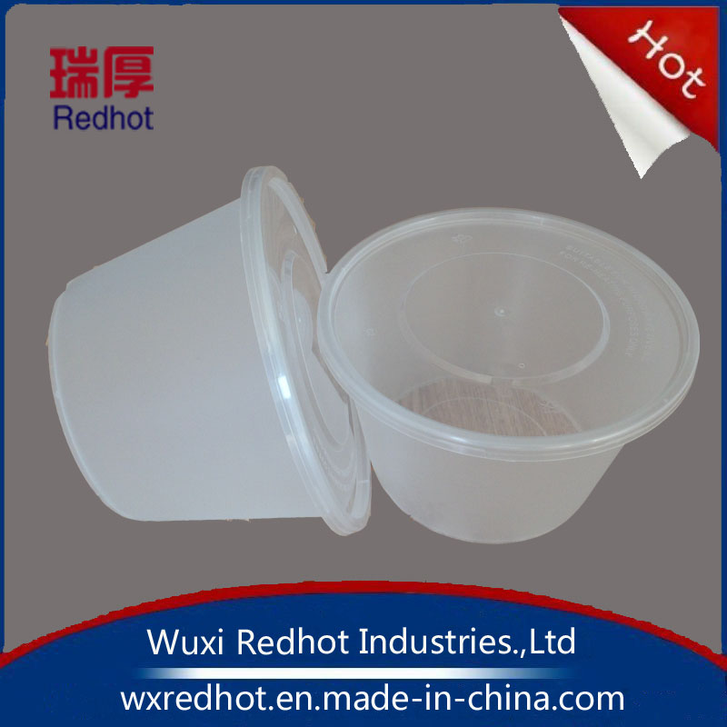 White Color Plastic Round Deli Food Containers