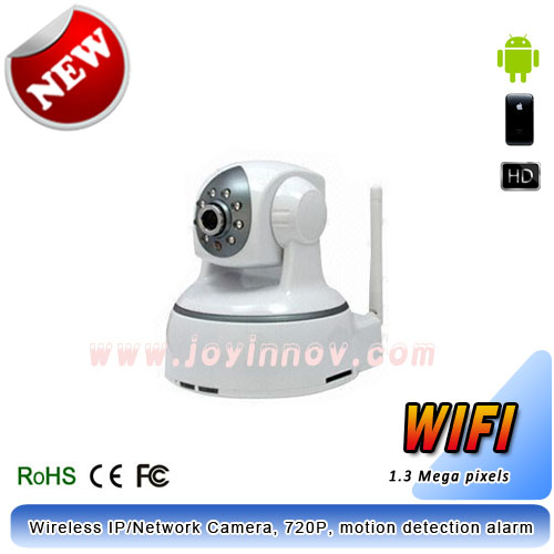 Wireless Cloud IP Camera,P2P camera,motion detection