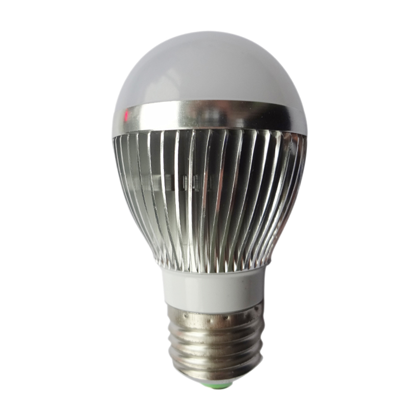 5w led bulb high quality with aluminum radiator and PC cover for sale