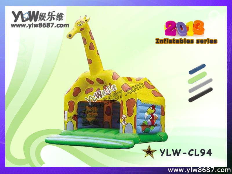 inflatable giraff castle/bouncer,inflatable trampoline