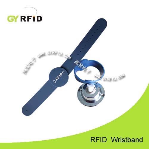 WRS03 is a kind of RFID Lockable Wristbands with 125Khz, 13.56MHz RFID (GYRFID)