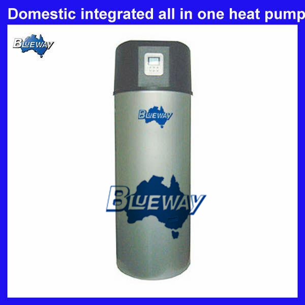 Domestic all in one cop heat pump hot water heater