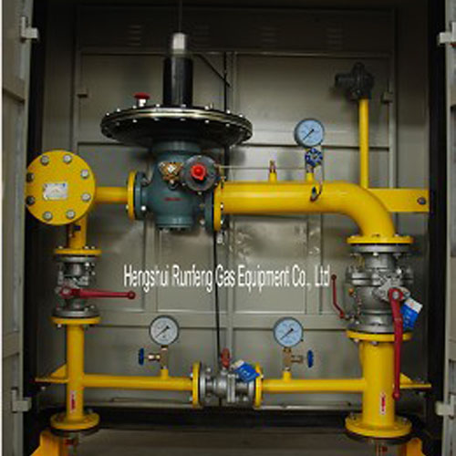 Cabinet-type gas control point