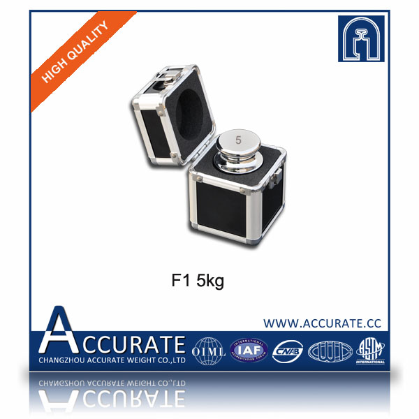 F2 5kg stainless steel calibration weights
