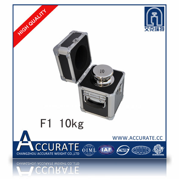 F1 10kg stainless steel calibration weights