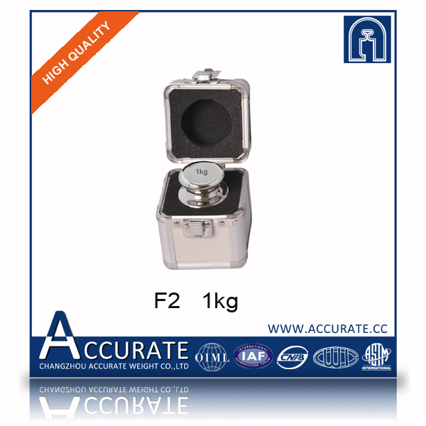 F2 1kg stainless steel calibration weights