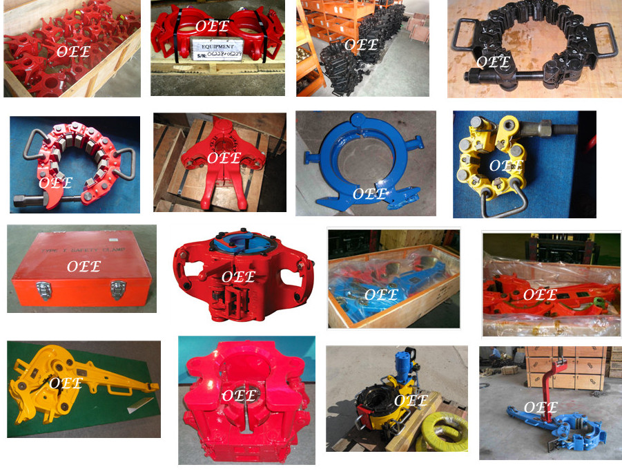 Handling tools-elevator, slips, manual tongs, safety Clamps, bushing, clamps