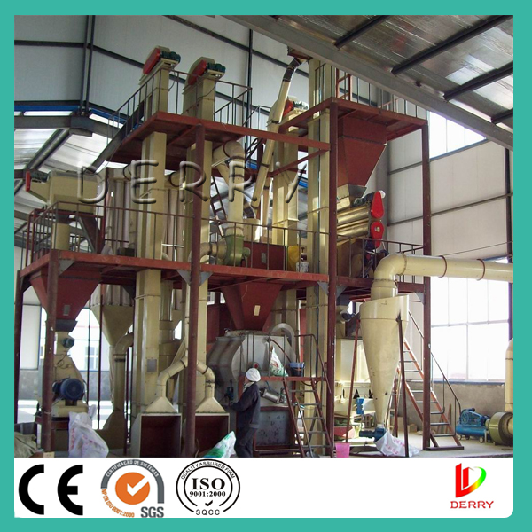 Poultry feed pelleting mill line