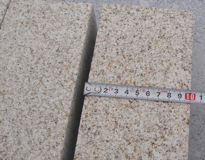 yellow granite pavings 20x10x5cm with competitive price