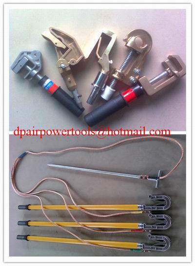 Short circuiting rod&H.T Discharge Rod,portable earth rod set