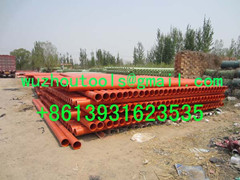 PVC-U and PVC-C casing pipe to protect the power cable
