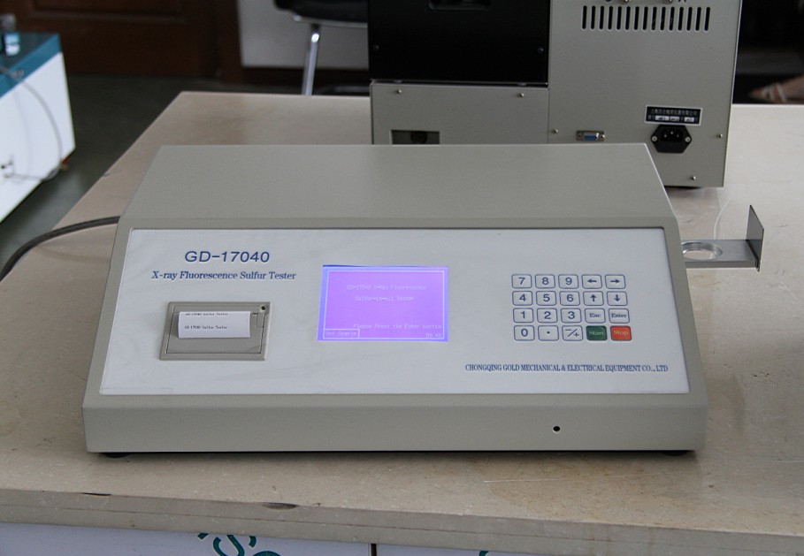 В GD-17040 XRF анализатор общей серы тестер