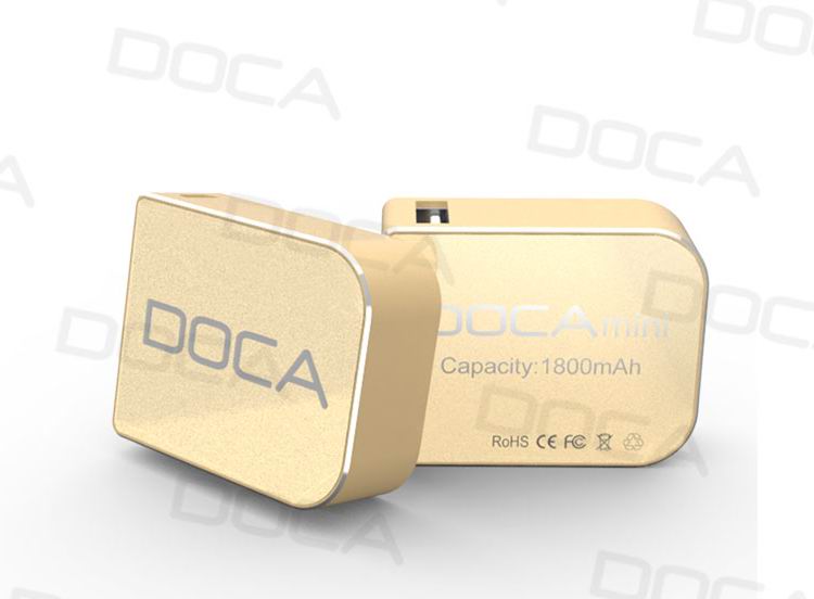 Подарок Doca новое конструкция D108 1800 мАч чрезвычайных зарядное устройство