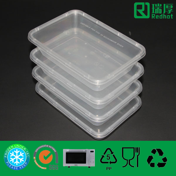 PP Plastic Disposable Container 500ml