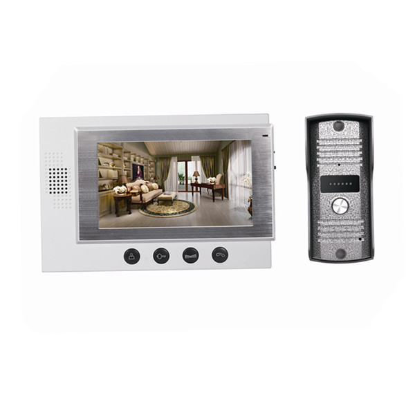 7 inch video door intercom with CE,FCC,RoHS