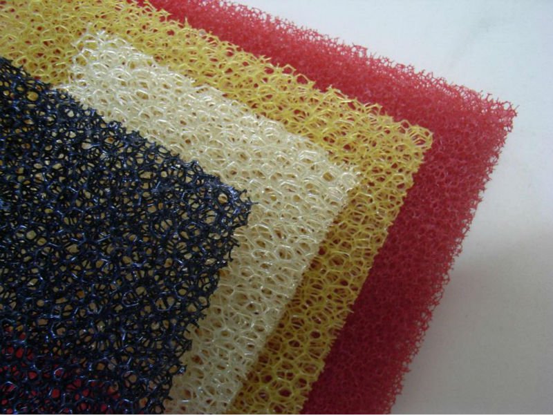 mix colored sponge scouring pad 