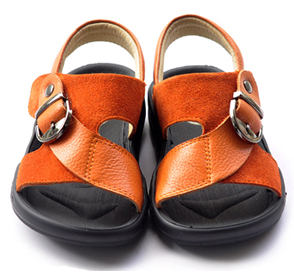 	boys genuine leather casual flat sandal for kids 