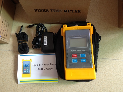 Optical power meter for fiber test project