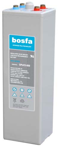 OPzV2-800 sealed lead acid (gel) battery 2v 800ah battery gel opzv battery