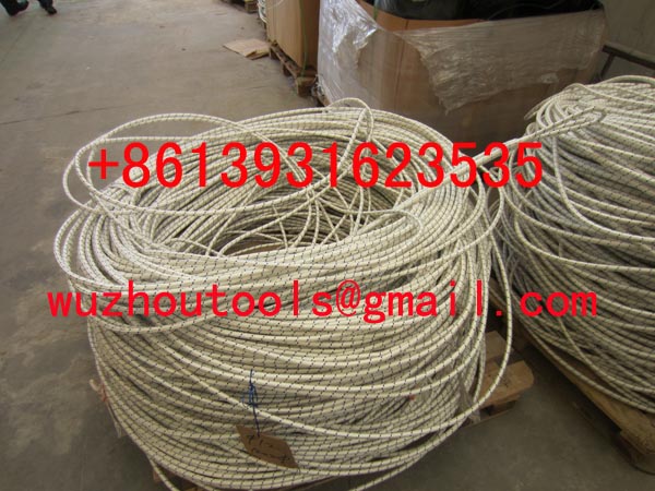 Braided rope for boat fittings braided rope in hank packing