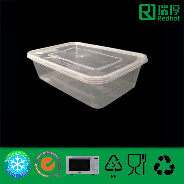 Manufacturer Professional Supply Plastic Food Container (650ml)