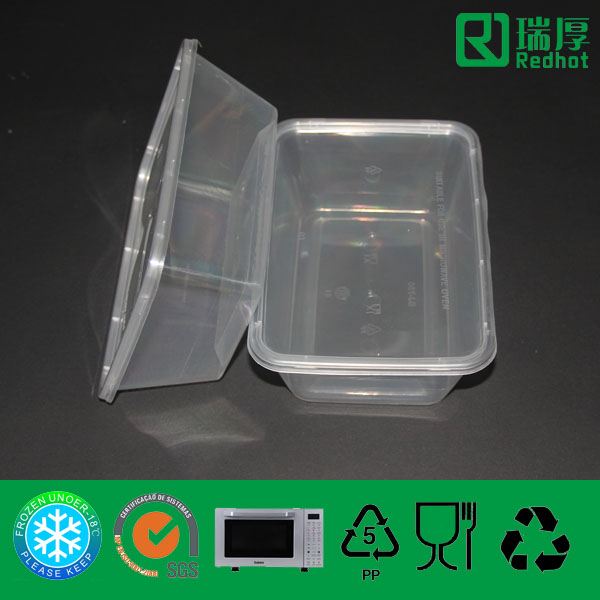 Plastic Food Storage Microwave Containers 750ml