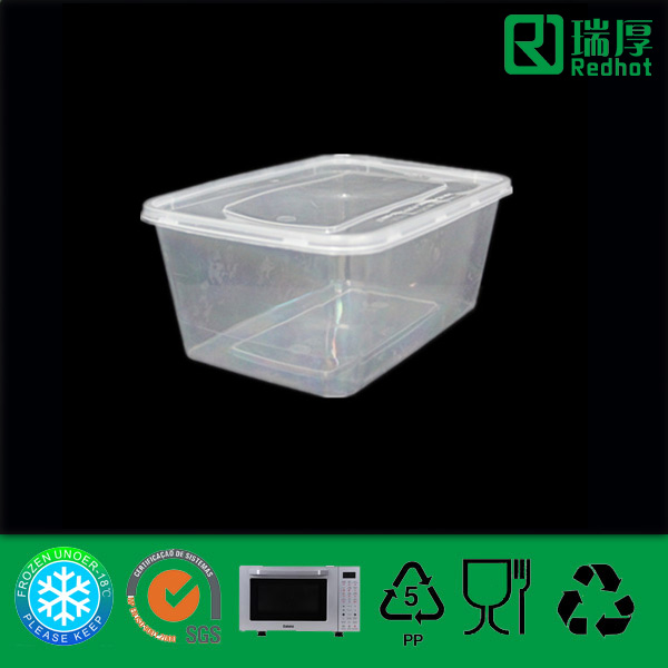 PP Food Container with Lid 1000ml