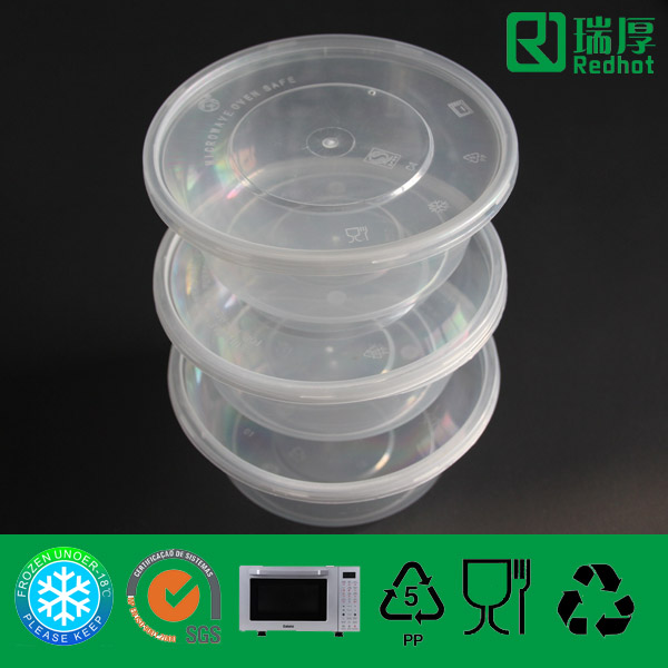 Recycled Eco-Friendly Disposable Container for Food Packing 625ml