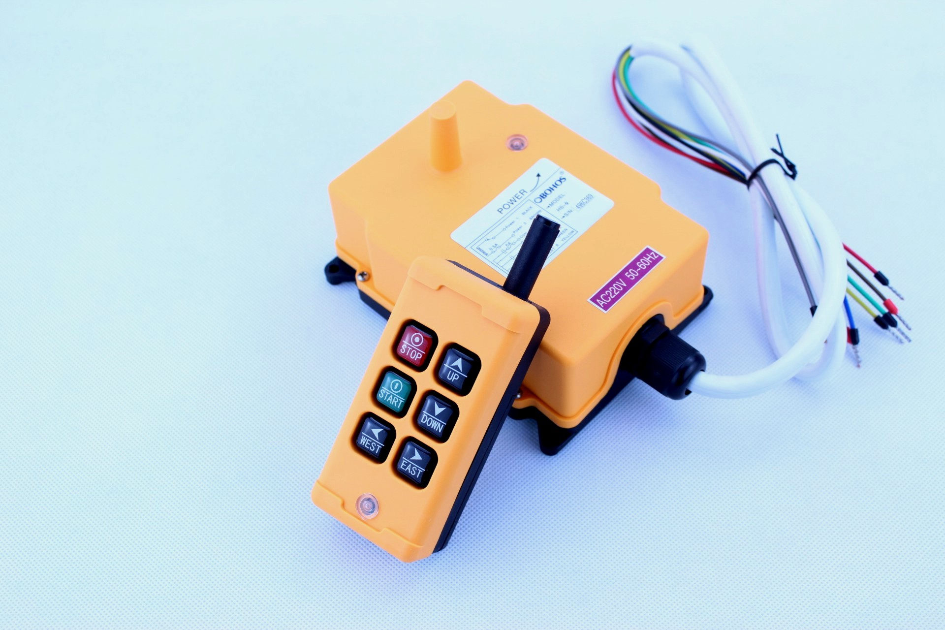 HS-6 Industrial Wireless Remote Control System for Crane Hoist 