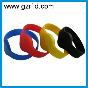 125khz T5577 wristbands,ISO11784 proximity rfid silicone waterproof rewritable Bracelet 