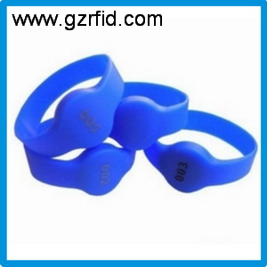 860-960MHz UHF RFID Silicone Wristband with NXP GEN2 for access control,UHF rewritable Bracelet