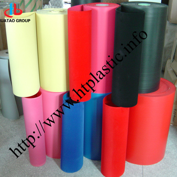 flocked PVC sheets for red wine box packing