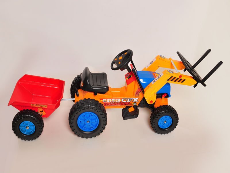 新款 儿童可骑乘车 高级仿真工程车 叉车系列 电动玩具车