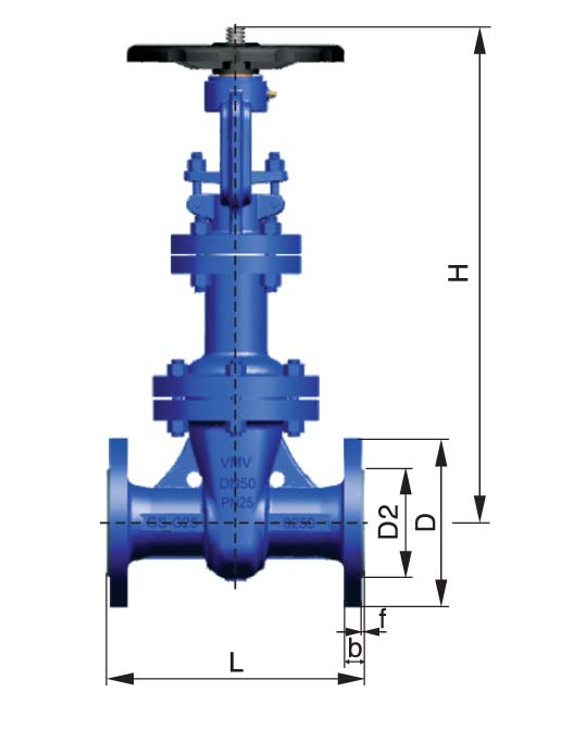 Bellow sealed gate valve