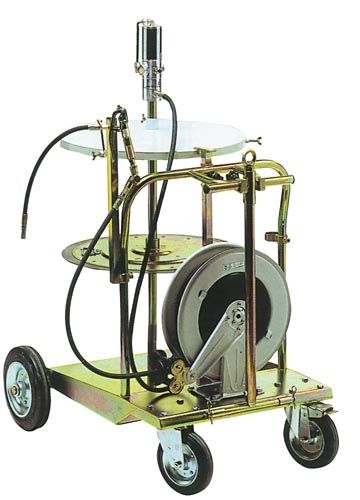 64000 heavy Duty Mobile Grease Kit /mobile grease dispensing kits  in workshop, garden ,industry suitable for drum of180-220KG